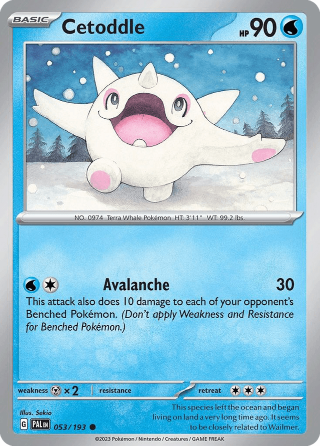 Cetoddle — Paldea Evolved #53