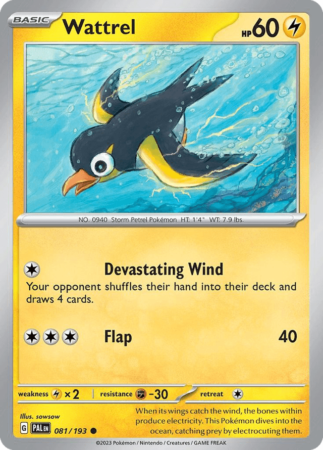 Wattrel — Paldea Evolved #81