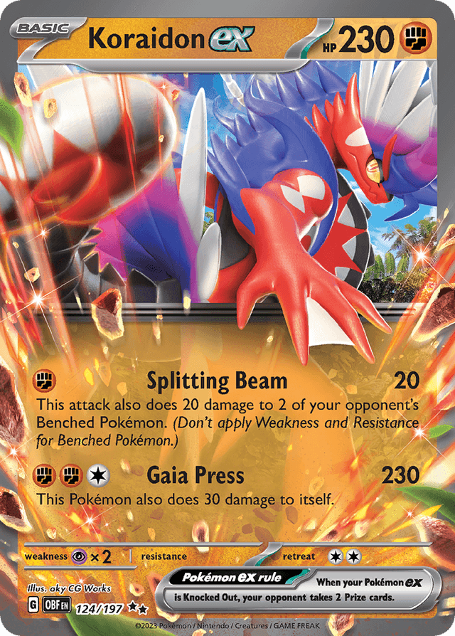 Koraidon ex — Obsidian Flames #124