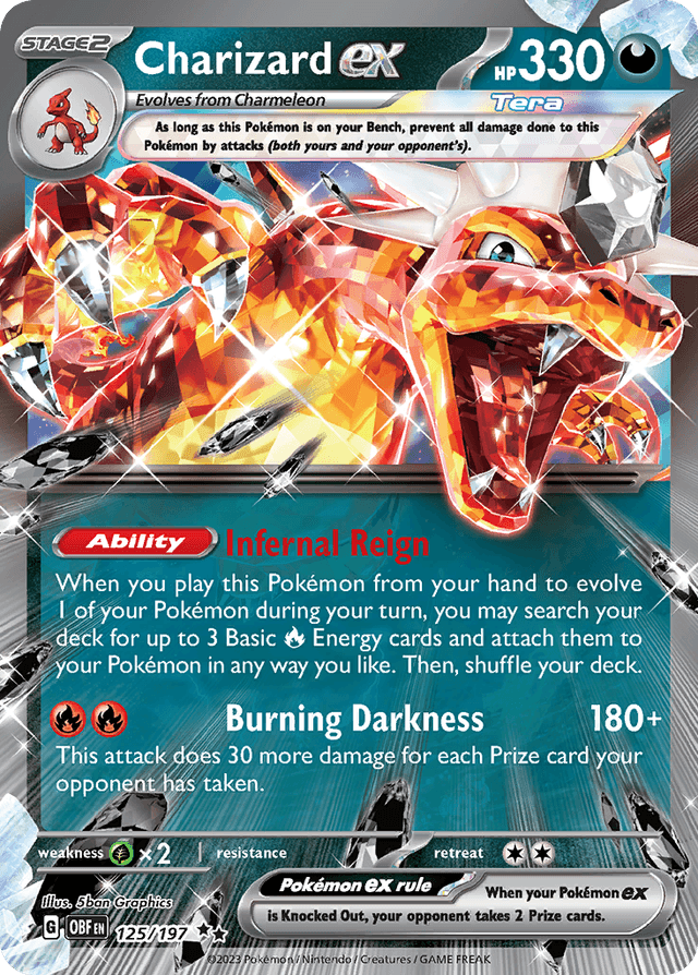 Charizard ex — Obsidian Flames #125
