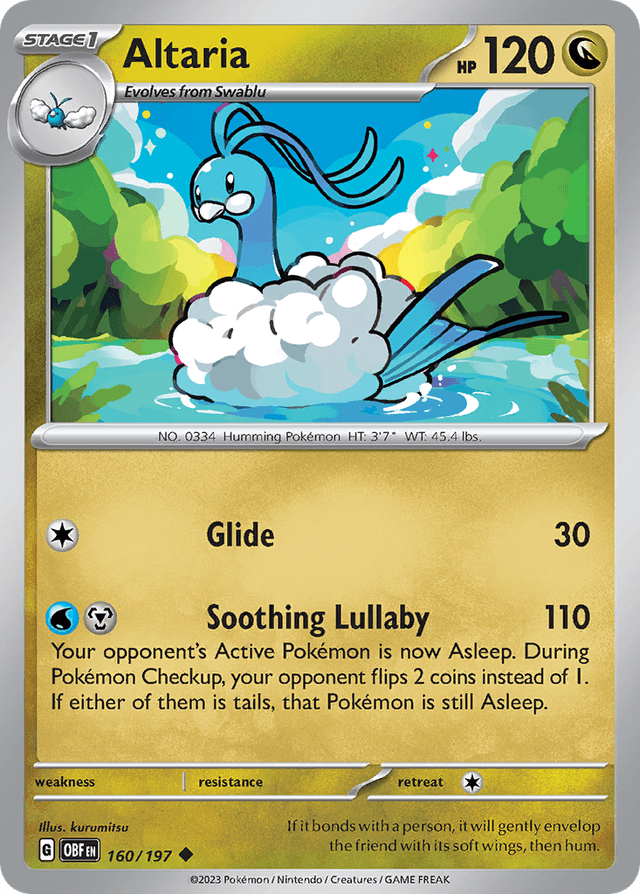 Altaria — Obsidian Flames #160
