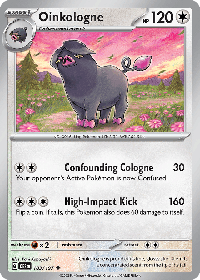 Oinkologne — Obsidian Flames #183