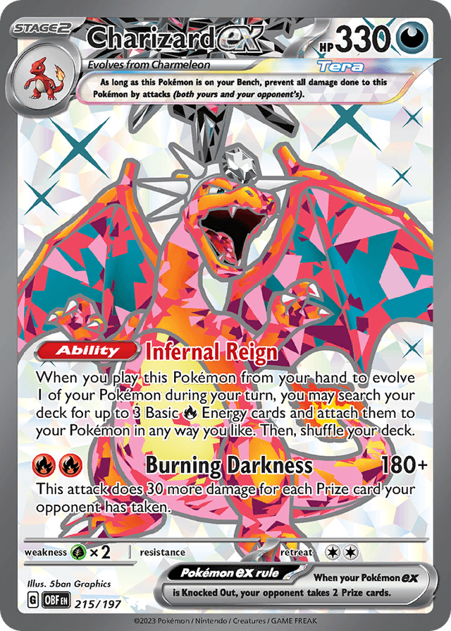 Charizard ex — Obsidian Flames #215
