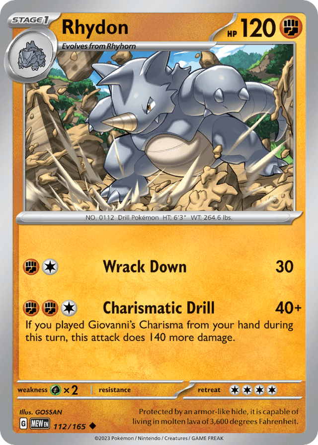 Rhydon — 151 #112