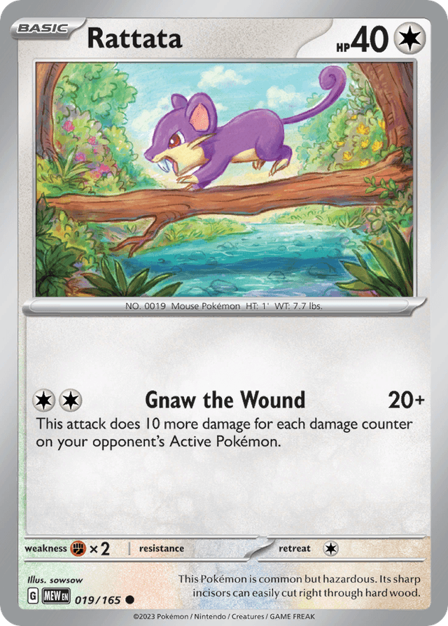 Rattata — 151 #19