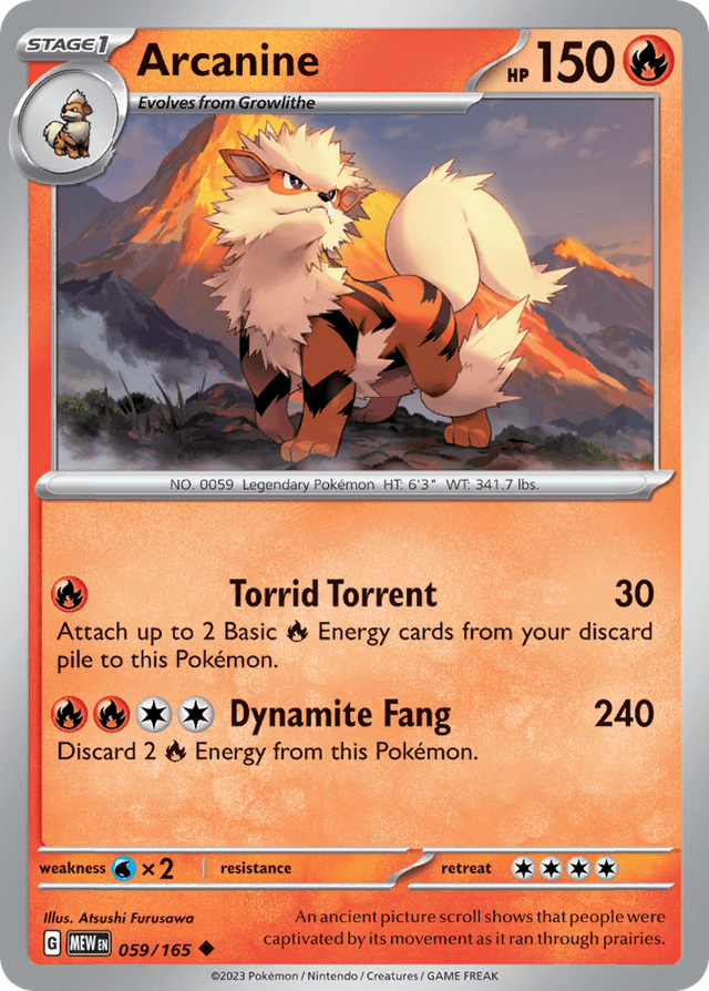 Arcanine — 151 #59