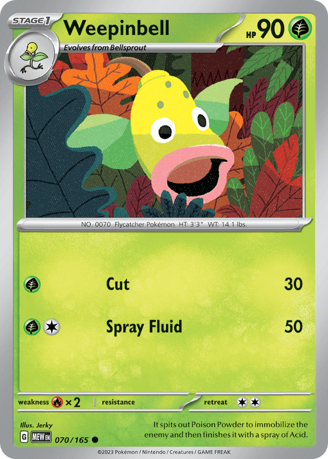 Weepinbell — 151 #70