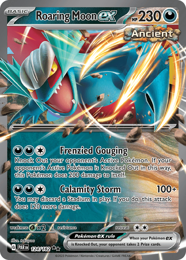 Roaring Moon ex — Paradox Rift #124