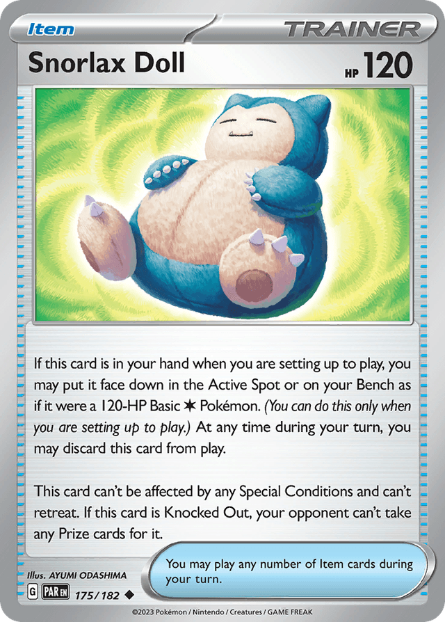 Snorlax Doll — Paradox Rift #175