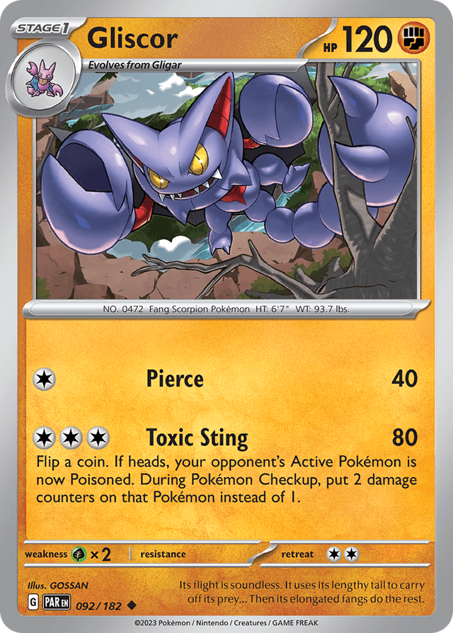 Gliscor — Paradox Rift #92