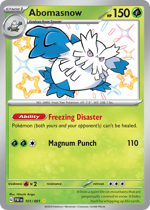 Abomasnow — Paldean Fates #101