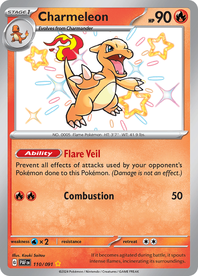 Charmeleon — Paldean Fates #110