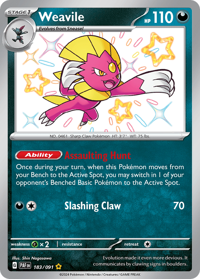 Weavile — Paldean Fates #183
