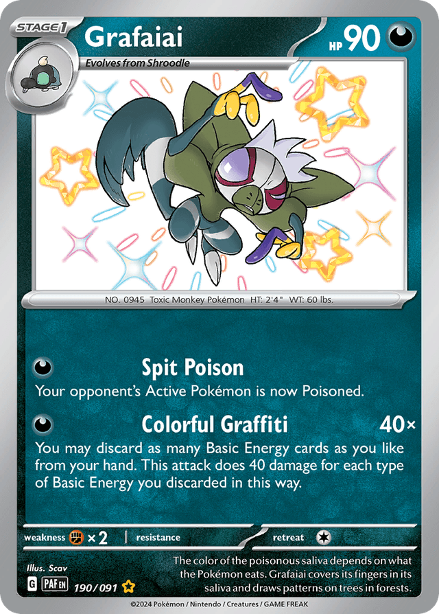 Grafaiai — Paldean Fates #190