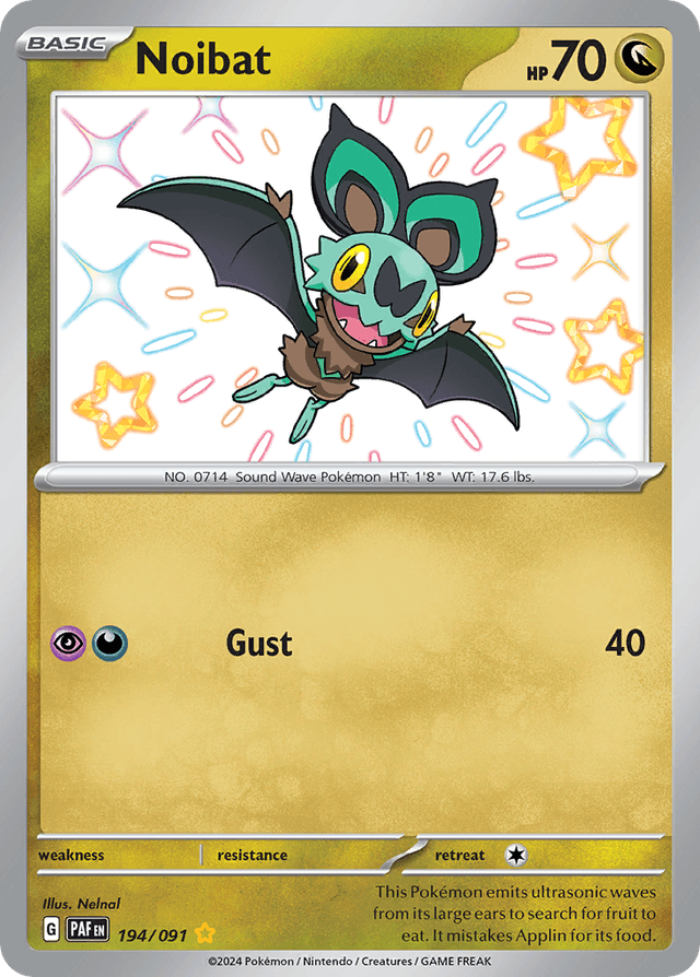 Noibat — Paldean Fates #194