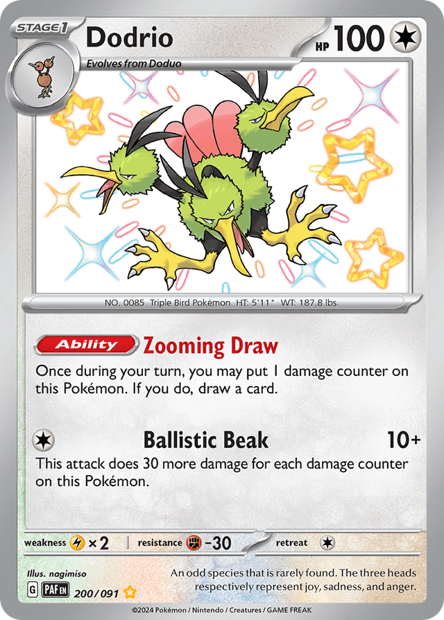 Dodrio — Paldean Fates #200