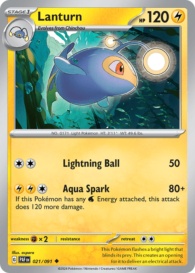 Lanturn — Paldean Fates #21