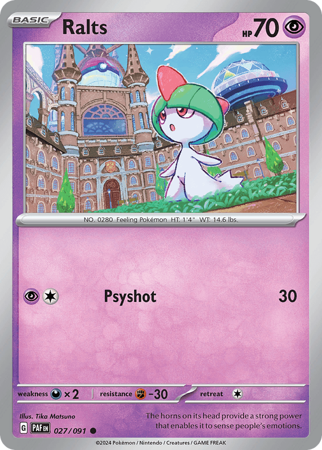 Ralts — Paldean Fates #27
