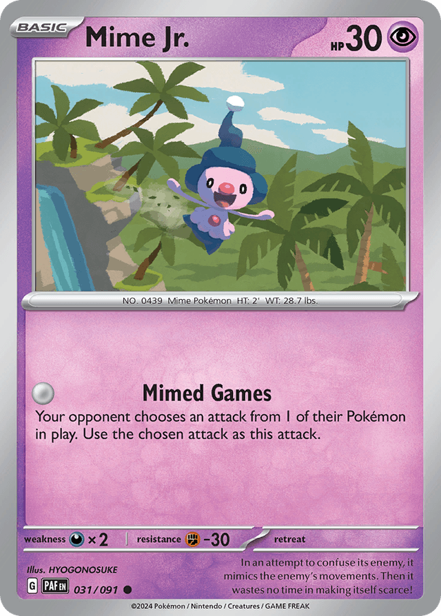 Mime Jr. — Paldean Fates #31