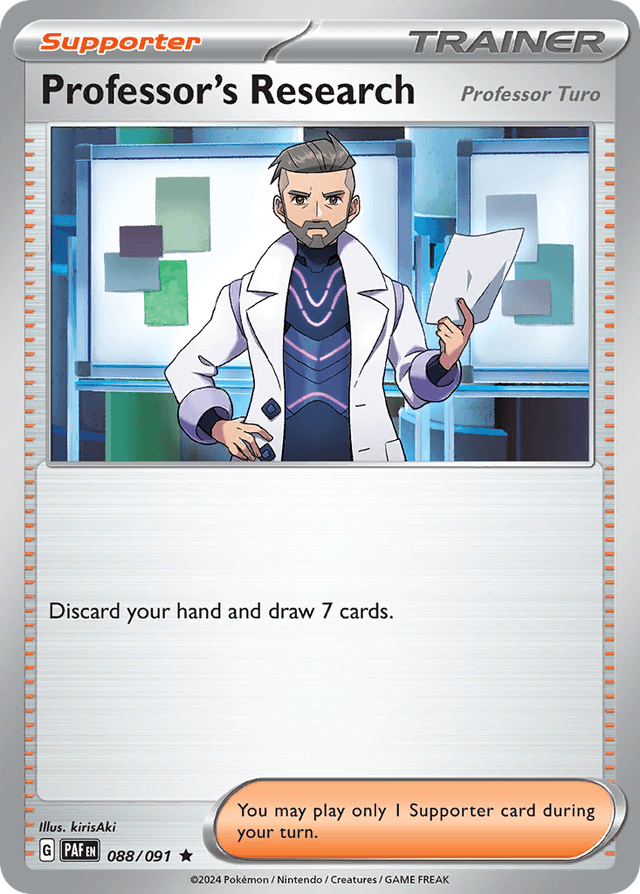 Professor's Research — Paldean Fates #88
