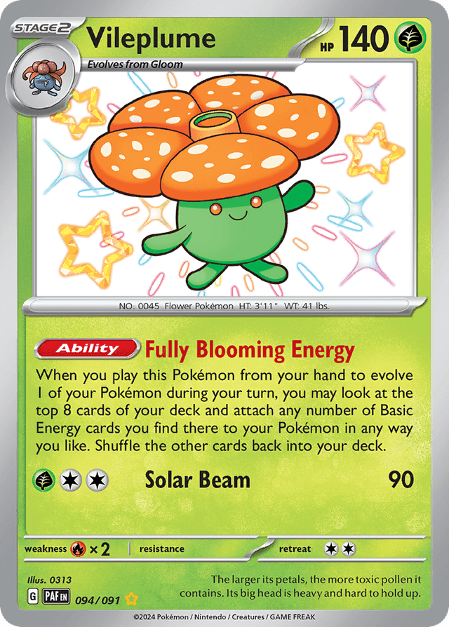 Vileplume — Paldean Fates #94