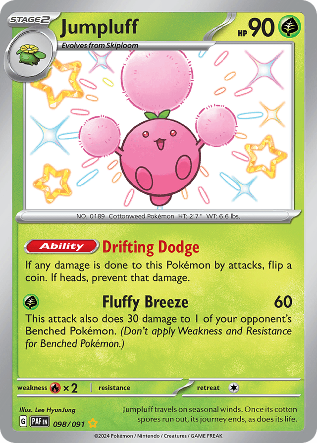 Jumpluff — Paldean Fates #98
