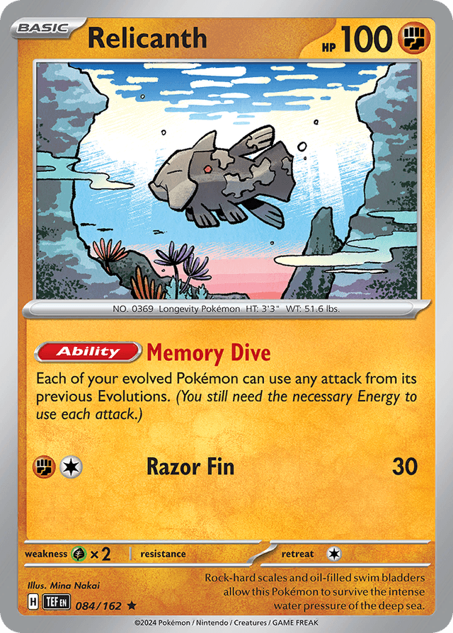 Relicanth — Temporal Forces #84