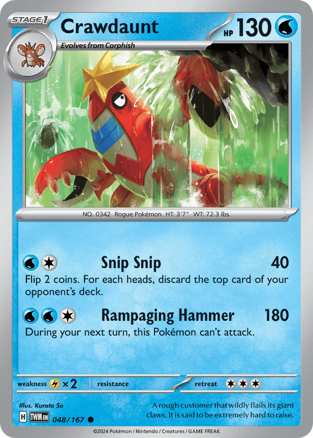 Crawdaunt — Twilight Masquerade #48