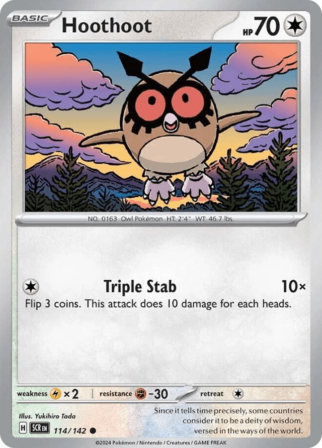 Hoothoot — Stellar Crown #114