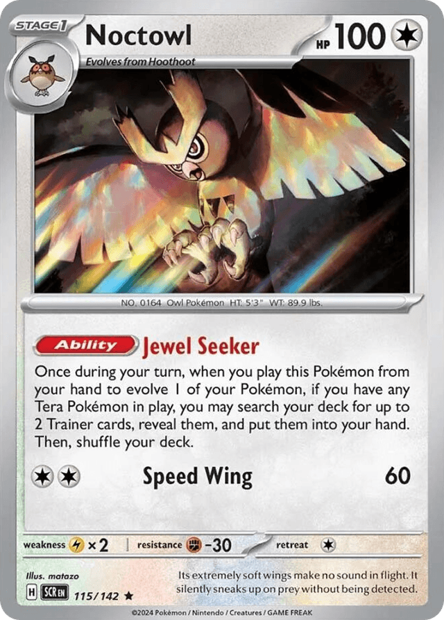 Noctowl — Stellar Crown #115