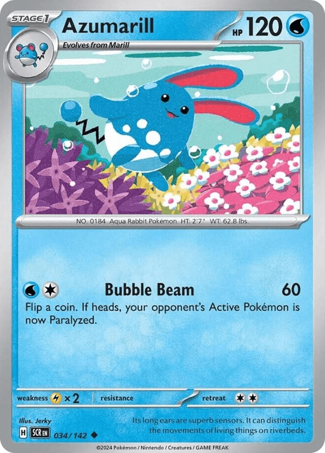 Azumarill — Stellar Crown #34