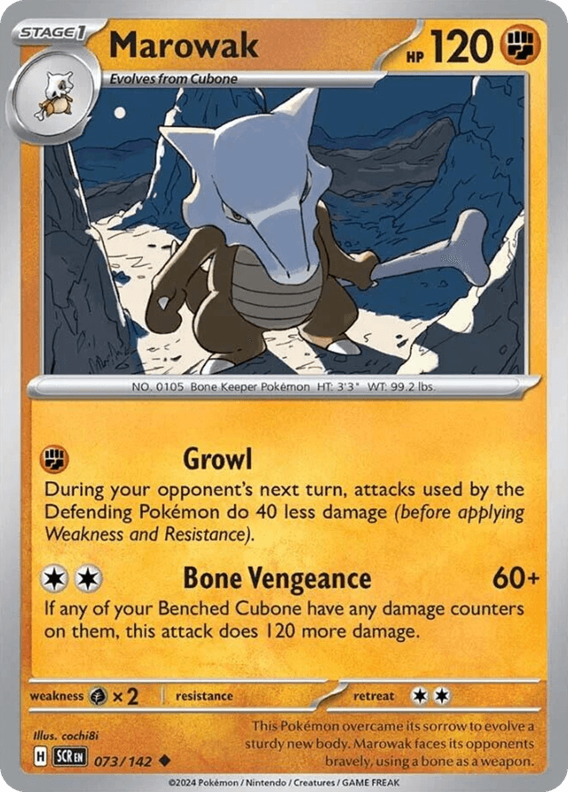 Marowak — Stellar Crown #73