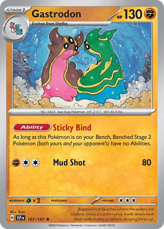 Gastrodon — Surging Sparks #107