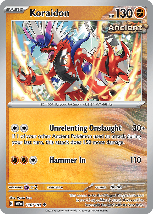 Koraidon — Surging Sparks #116