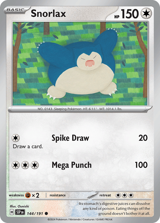 Snorlax — Surging Sparks #144