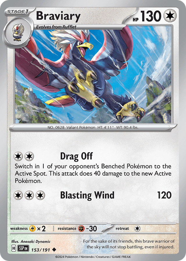 Braviary — Surging Sparks #153