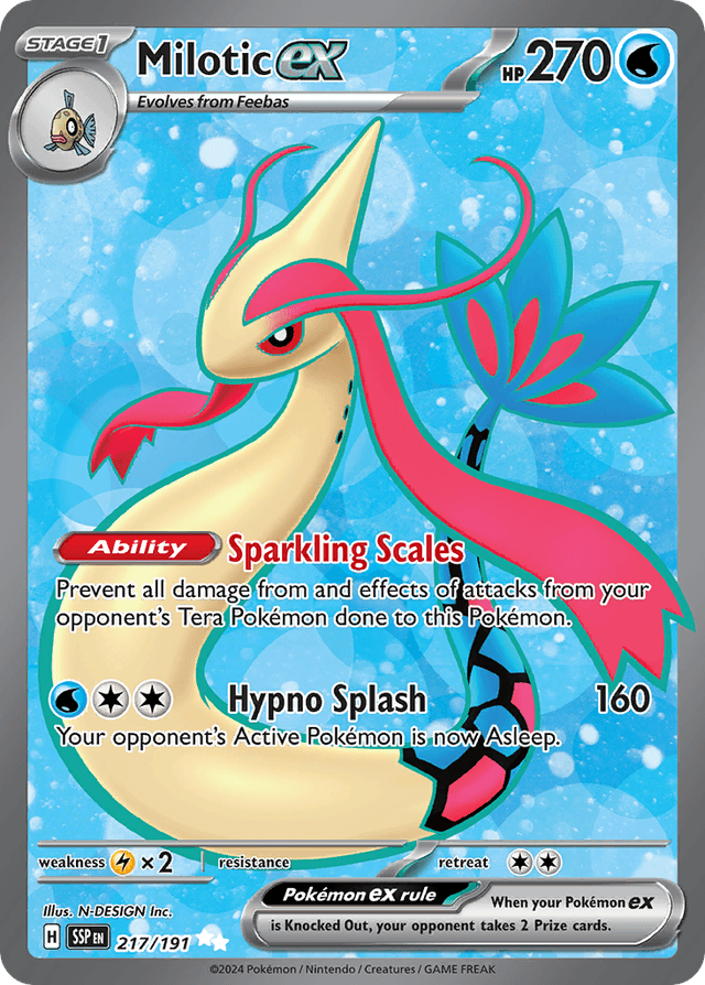 Milotic ex — Surging Sparks #217