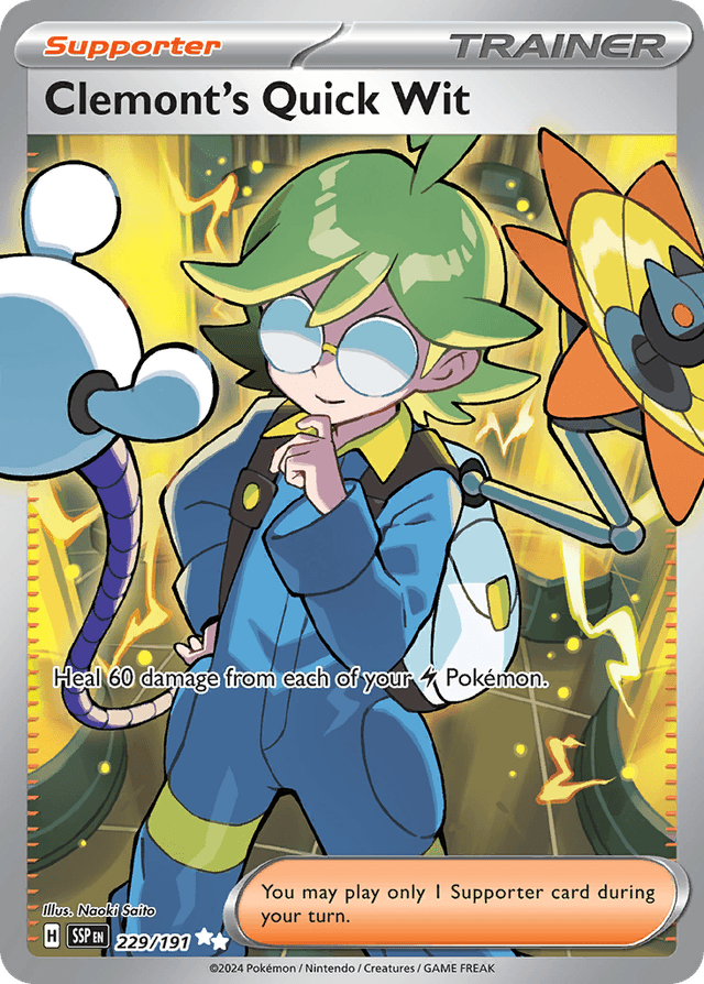 Clemont's Quick Wit — Surging Sparks #229