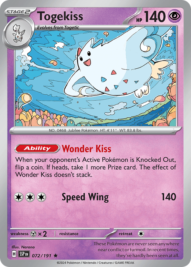 Togekiss — Surging Sparks #72