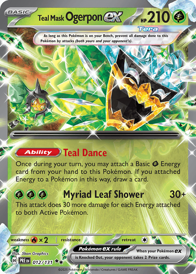 Teal Mask Ogerpon ex — Prismatic Evolutions #12