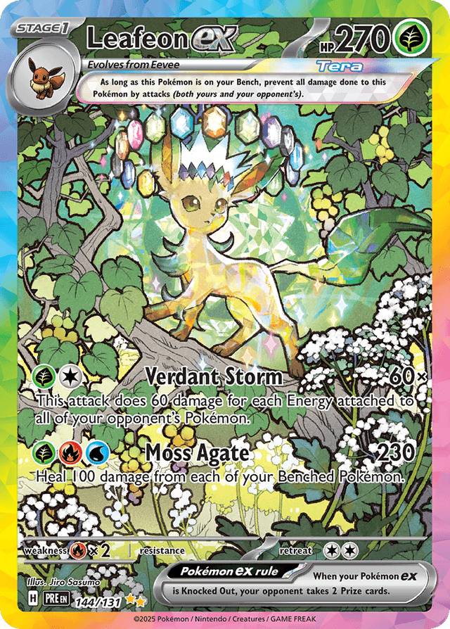 Leafeon ex — Prismatic Evolutions #144