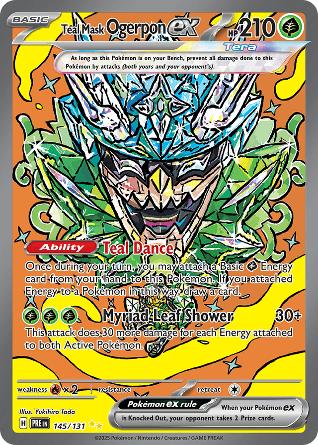 Teal Mask Ogerpon ex — Prismatic Evolutions #145