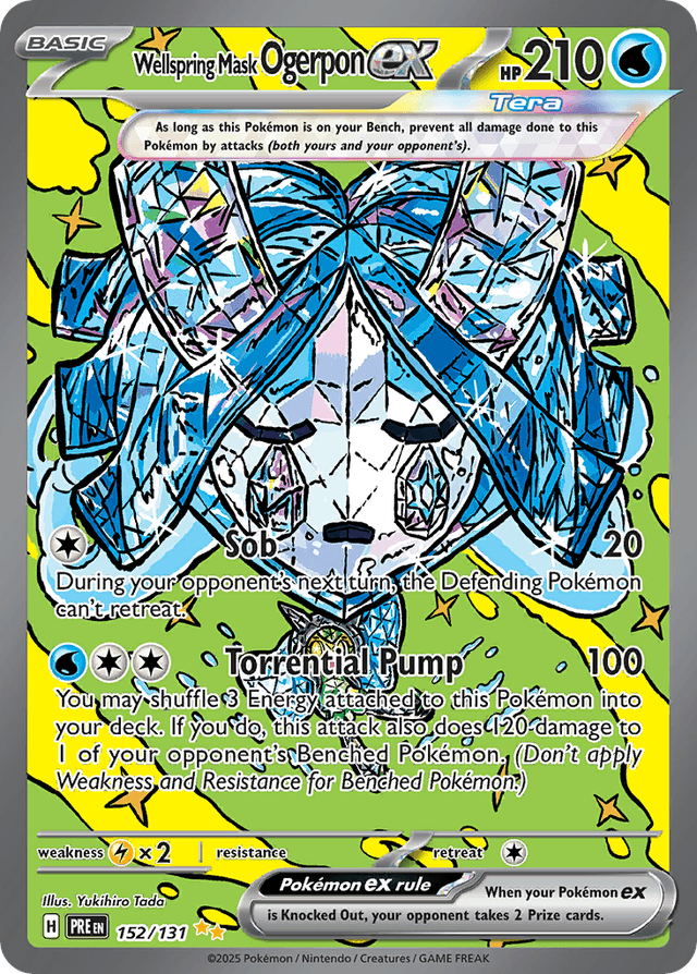 Wellspring Mask Ogerpon ex — Prismatic Evolutions #152