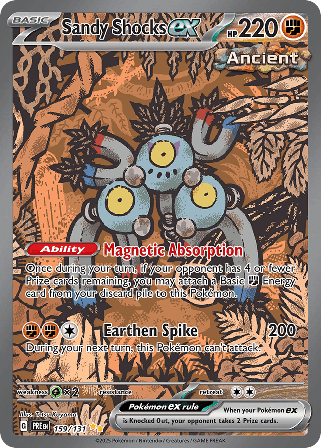 Sandy Shocks ex — Prismatic Evolutions #159