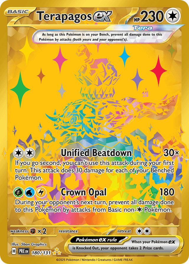 Terapagos ex — Prismatic Evolutions #180