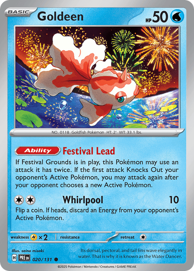 Goldeen — Prismatic Evolutions #20