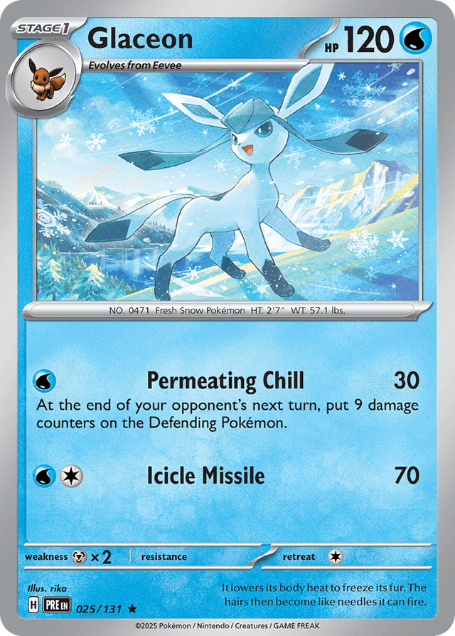 Glaceon — Prismatic Evolutions #25