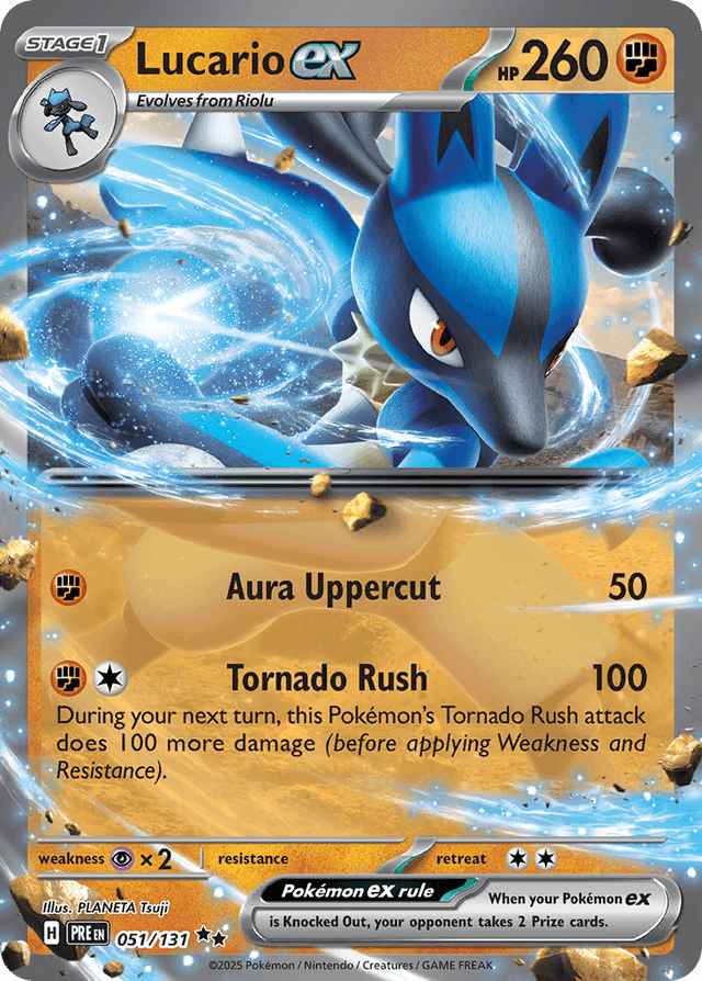 Lucario ex — Prismatic Evolutions #51