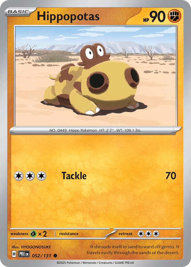 Hippopotas — Prismatic Evolutions #52