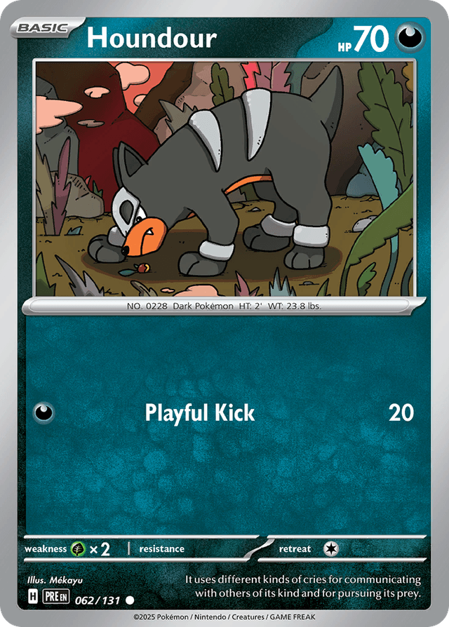 Houndour — Prismatic Evolutions #62